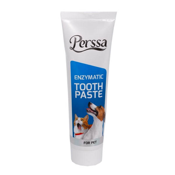 Toothpaste-for-dogs-and-cats-contains-enzyme-weighing-100-grams خمیر دندان پرسا - تصویر 1