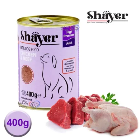 شایر سگ 400 گ-کنسرو  مرغ و گوشت0